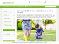 gummischuhe.info Webseite Vorschau