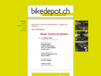 bikedepot.ch Webseite Vorschau