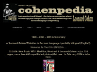 cohenpedia.de Webseite Vorschau