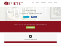 epiktet-consulting.de Webseite Vorschau