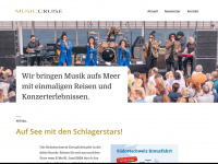 musiccruise.ch Webseite Vorschau