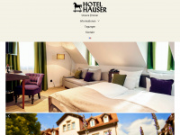 hotel-hauser.eu Webseite Vorschau