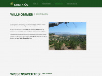 kretaoel.gr Webseite Vorschau