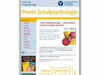 praxis-schulpsychologie.de Webseite Vorschau