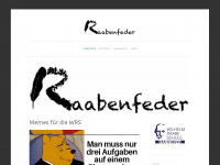 raabenfeder.org Webseite Vorschau