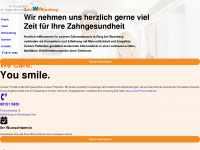 we-care-zahnaerzte.de Webseite Vorschau