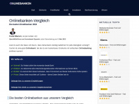 onlinebanken.com Webseite Vorschau