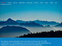 chöreinnerschweiz.ch Webseite Vorschau