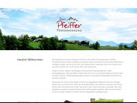 pfeifferhof-chiemsee.de Webseite Vorschau