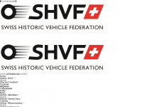 shvf.ch Webseite Vorschau