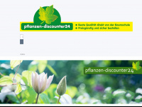 pflanzen-discounter24.de Webseite Vorschau