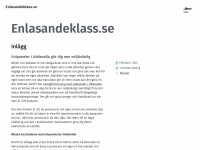 enlasandeklass.se Webseite Vorschau