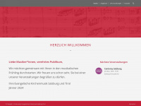 evangelischekirchenmusik.at Webseite Vorschau