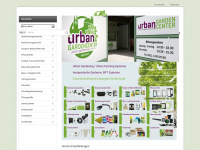 urban-gardencenter.de Webseite Vorschau