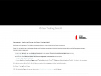 ortner-trading.com Webseite Vorschau