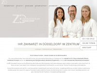 zahnarzt-duesseldorf-zentrum.de Webseite Vorschau