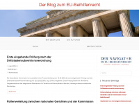 beihilfen-blog.eu Webseite Vorschau