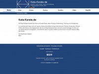 kata-karate.de Webseite Vorschau