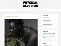 physicaldaysbern.ch Webseite Vorschau