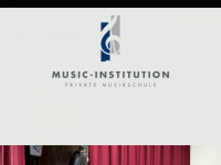 music-institution.com Webseite Vorschau