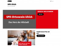 spd-ulrich.de Webseite Vorschau
