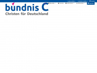 buendnis-c.de Webseite Vorschau