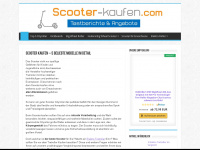 scooter-kaufen.com Webseite Vorschau