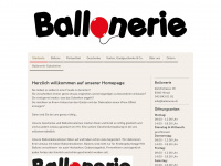 ballonerie.ch Webseite Vorschau