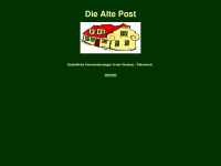 die-alte-post.com Webseite Vorschau