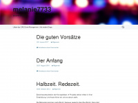 melanie7733.wordpress.com Webseite Vorschau