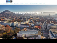 reportageschule.de Webseite Vorschau