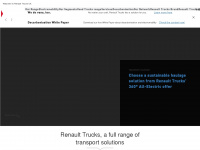 renault-trucks.co.uk Webseite Vorschau