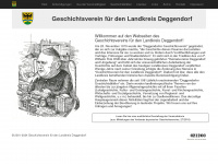 geschichtsverein-deggendorf.de Webseite Vorschau