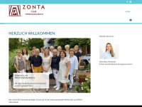 zonta-herzogenaurach.de Webseite Vorschau