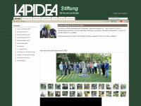 lapidea.org Webseite Vorschau