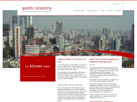 gandhi-consulting.de Webseite Vorschau