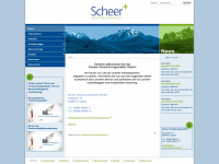 scheer-versicherungsmakler.de Webseite Vorschau