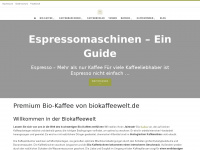 biokaffeewelt.de Webseite Vorschau