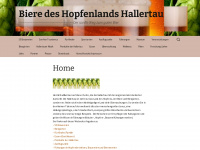 biere-des-hopfenlands.com Webseite Vorschau