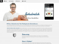 online-schulmilch.at Webseite Vorschau