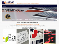 werbeservice-hapke.de Webseite Vorschau