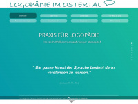 logopädie-ostertal.de Webseite Vorschau