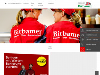 birbamer-fenster.at Webseite Vorschau