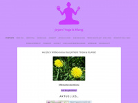 jayani-yoga.de Webseite Vorschau