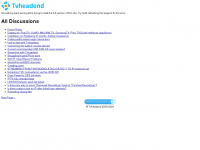 tvheadend.org Webseite Vorschau