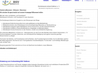 bsv-suedharz.de Webseite Vorschau