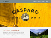 gasparo-bass.de Webseite Vorschau