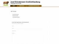viehhandlung-bruendermann.de Webseite Vorschau