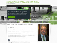 aerzteschaft-mergentheim.de Webseite Vorschau