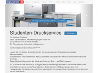 studenten-druckservice.de Webseite Vorschau